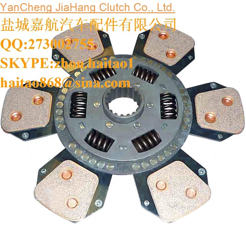 Massey Harris Pony Clutch Disc (6.5", .9375", 10 spline, fiber, rigid)