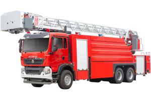China Sinotruk HOWO 32m Aerial Ladder Rescue Fire Fighting Truck Specialized Vehicle Price China Factory factory