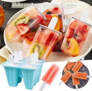 China BPA Free Silicone Ice Molds Reusable 6 Pieces Food Grade Practical factory