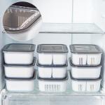 Plastic 3 Compartment Lunch Containers OEM Food Container Freezer
