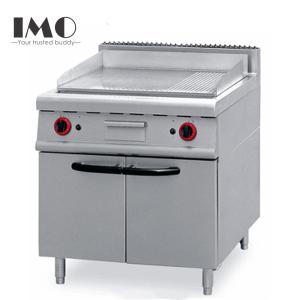 China 2022 Stainless Steel Hotel Commercial Griddle With Cabinet For Gas and Electric factory
