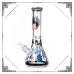 13 Inches Art Glass Bong 7MM Thick Glass Beaker Bongs Smoking Hookah Water Pipes