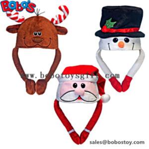China Soft Plush Warm Winter Cap Animal Party Hat Christmas Hat factory