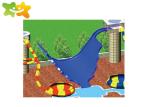 Waterproof Custom Speed Water Slide Strong Toughness Hardness CE Approved