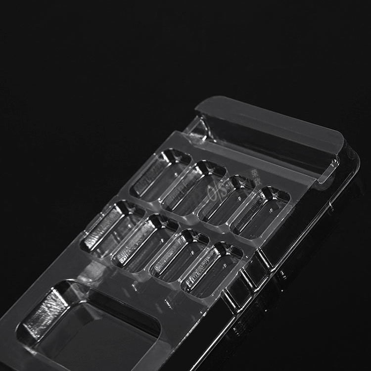 Customized Rectangular Blister False Nail Packaging PET Plastic Fake Nail Packaging