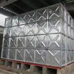 Structure Hdg Pressed Steel Tank Modular Sectional Elevated Steel Tower Water
