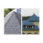 Three Dimensional Colored Sand Villa House Roofing With Bituminous Material