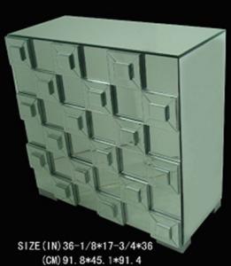 China mirrored bedroom chest dresser table furniture factory