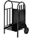 Firewood Rack with 4 Fireplace Tools Fireplace Log Holder for Indoor and Outdoor
