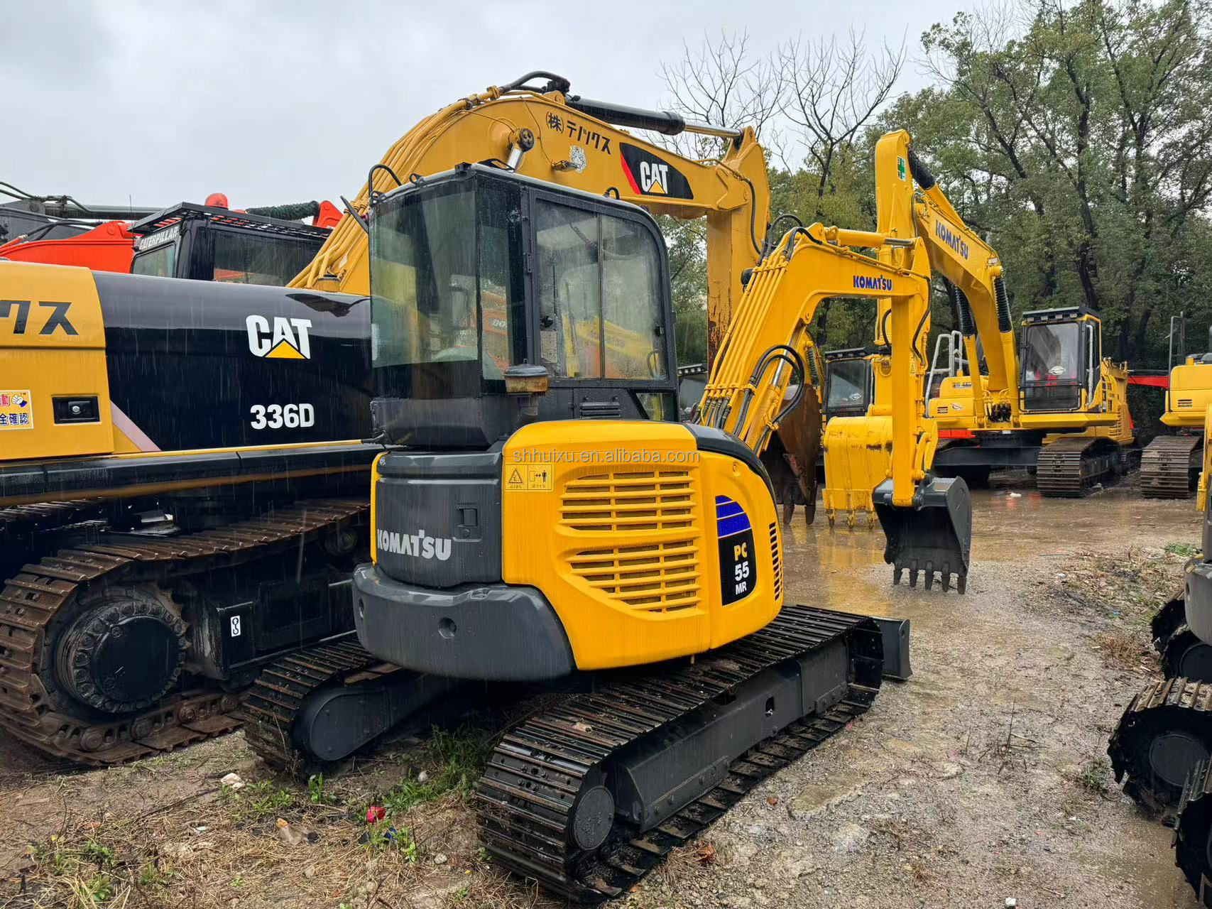 100%Japan used Komatsu PC55 excavator in low price