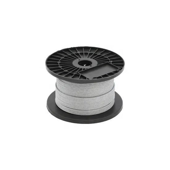 Carbon Steel Silver Grade High Tensile Strength Cable MIL-DTL-83420 1/16" to 3/8" 7x7 7x19 Galvanized Aircraft Wire Rope