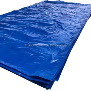 China PE Coated Blue Polyethylene Tents Awning for Waterproof Dustproof Roof Covering factory