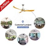 5 Speeds 220V Wood Plastic Ceiling Fan Energy Efficient DC Motor