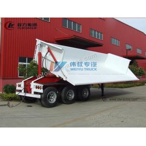 China 20T 25T 30T 3 Axle OZ Side Dump Semi Trailer on sale