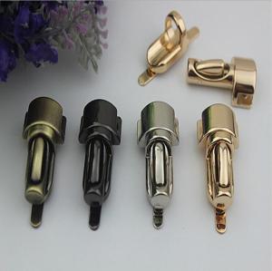 China OEM factory nickel free zinc alloy hanging brush anti brass plating metal bag press push button lock factory