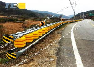 China Road Safety Barrier Systems EVA Rolling Guardrail Diameter 245mm / 350 Mm factory