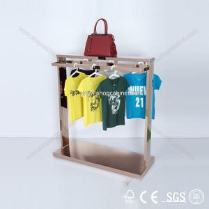 China clothing shop display warehouse, heavy duty garment display racks factory