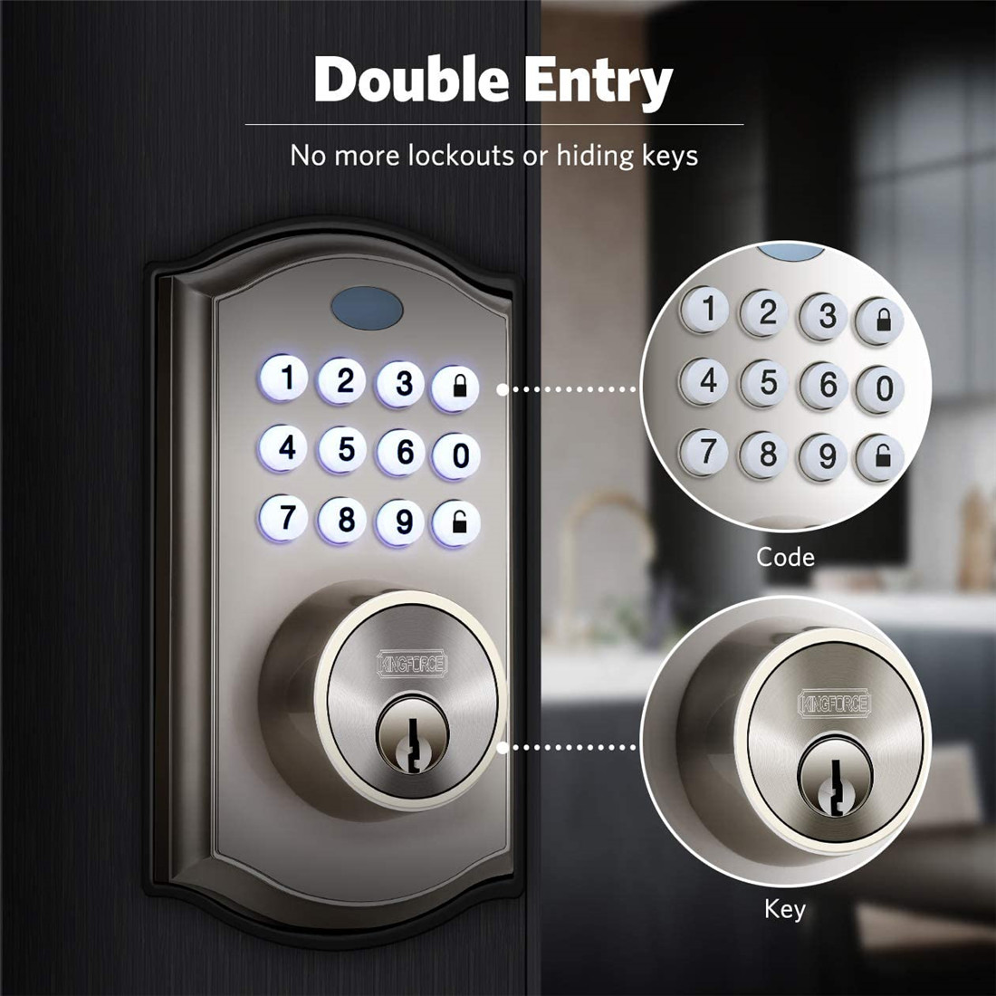 Password Bluetooth Smart Electronic Door Lock