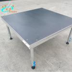 Telescopic Portable Stage Risers With 5 Floors Stairs 7x7 Portable Stage