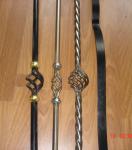 China Manufacture Twisted tubes steel stair baluster iron spindle electroplating