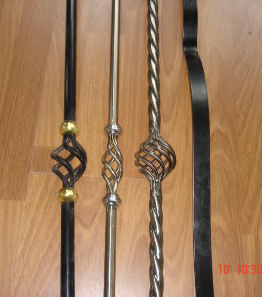 China Manufacture Twisted tubes steel stair baluster iron spindle electroplating