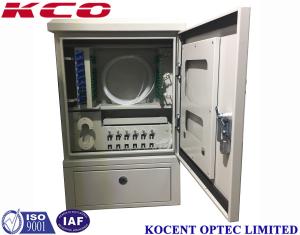 China Outdoor Fiber Optic Cross Connect Cabinet SMC Steel IP67 72 cores 96 cores 144 cores 288 cores factory