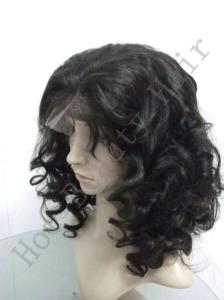 China Straight Remy Human Hair Front Lace Wigs With Baby Hair Around factory