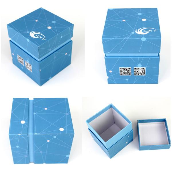 Custom Recyclable Cardboard Gift Box With Lid , Deep Square Cardboard Box With Lid 10x10 Inch