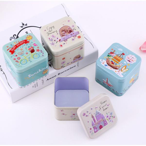 China Printed Candle Packaging Gift Tin Cans Aerosol Tin Box factory
