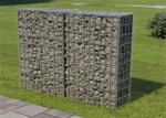 50x100mm Opening Mesh Galvanized Welded Gabion Box Stone Cage