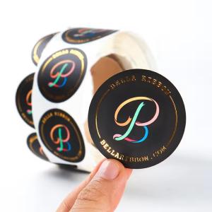 China Glossy Matte Finish Waterproof Customized Label Sticker In Multiple Colors factory