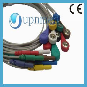 China Holter 10 lead ECG lead wires set factory