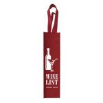 Recycled PP Non Woven Wine Bags 50gsm Printed Wine Bottle Gift Bags