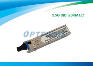 China 1.25G Bi - Di SFP Optical Transceiver 20km Simplex LC Connector RoHS factory