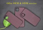 Rubber Ring Camera Protection Twill Style Real Aramid Fiber Phone Case For