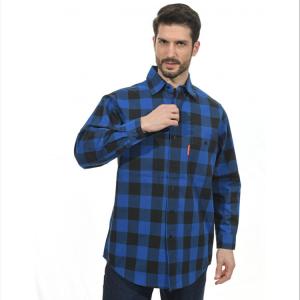 China 100 Cotton Flame Resistant Work Shirt THPC FR Fire Rated Work Shirts factory