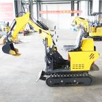 Telescopic Track Mini Crawler Excavator 850kg Mini Excavation Equipment