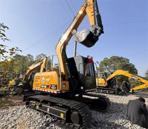 China 0.12~0.32m³ Bucket capacity Orange Second-hand Good Condition Sany75C Excavator 7280Kg factory