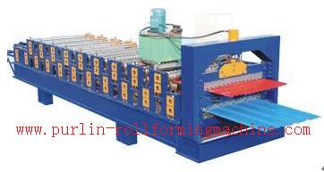 China Standing Seam Roof Panel Roll Forming Machine / Corrugated Rolling Forming Line factory