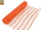 Strong Orange Plastic Construction Fence , Warning Barrier Fence PE Material