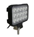 Motorcycle 75W Rectangle Led Flood Light Dual Mount IP67 IP69K