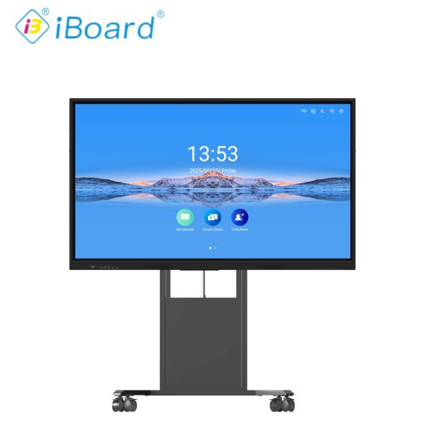 85 Inch Touch Screen Monitor Infrared Touch 4K UHD 3840*2160 Multi-Touch Interactive Flat Panel Display with AI Function Android 14 4+32G or 8+128G