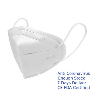 Foldable N95 Mask Damp - Proof Disposable Dust Mask White Color 3d Solid Arc