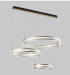 Acrylic Modern Simple Waltz Chandelier Three Color Switching