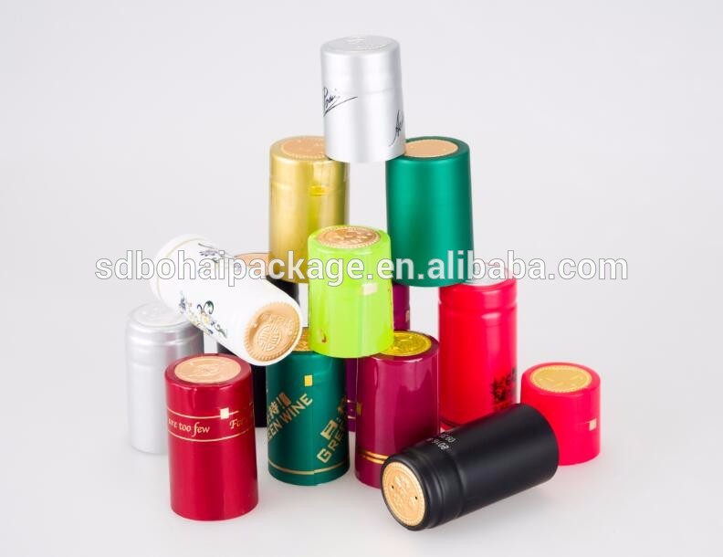 heat shrink capsule wine bottle shrink caps hot shrinkable capsules