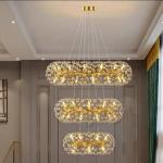 Modern Light Luxury Crystal Chandelier Master Bedroom Dining Room Dandelion