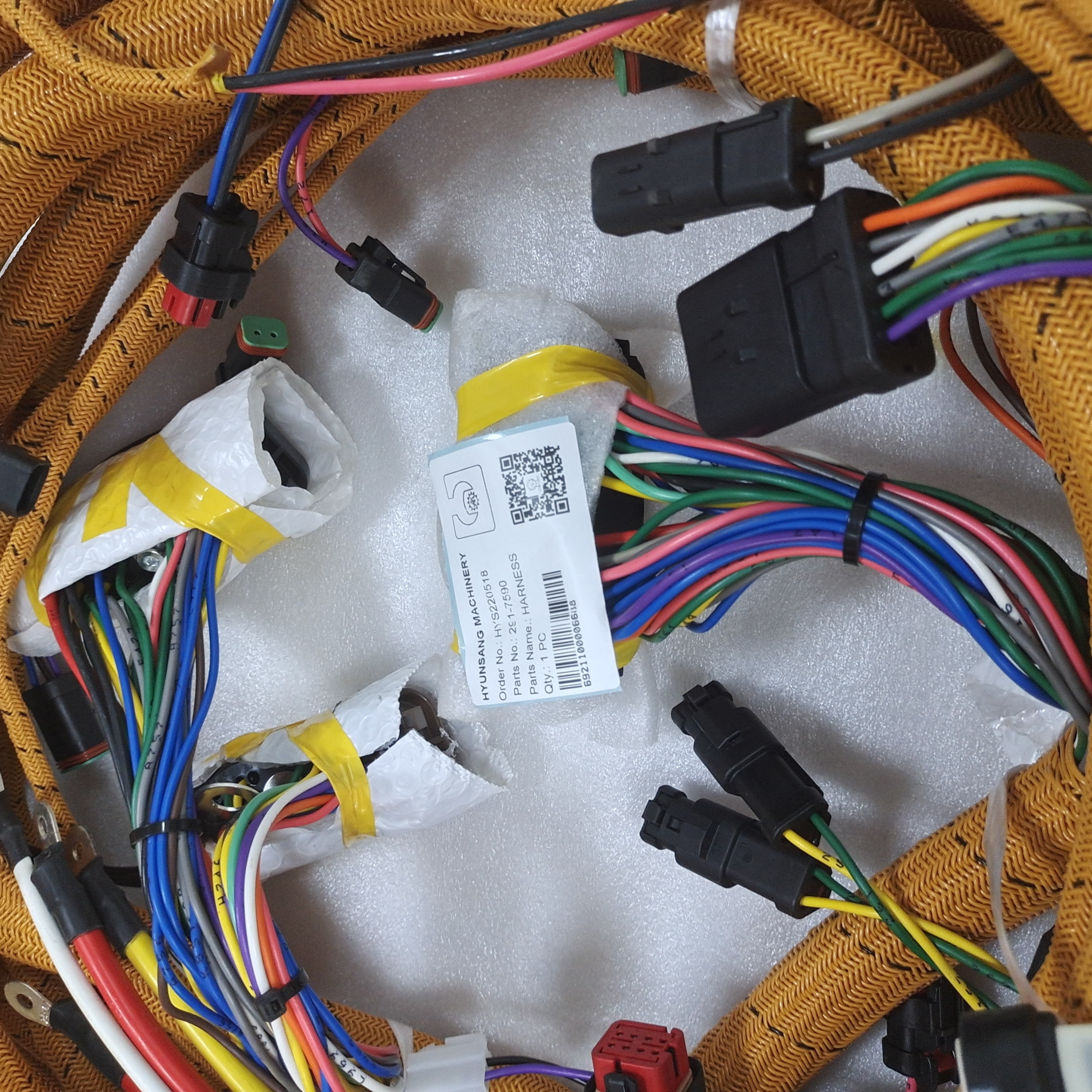 Hyunsang Excavator Engine Parts Harness 291-7590 For 320D 320D L 323D L