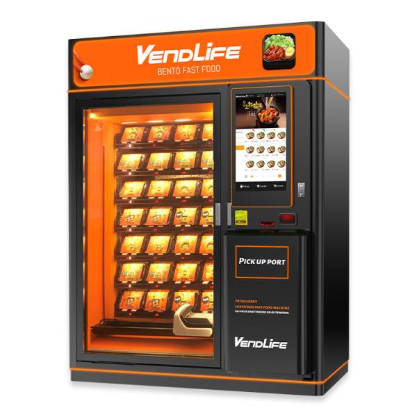 China Hot Soup Hot Sandwich Vending Machine OEM Available 220V For 192 Items factory
