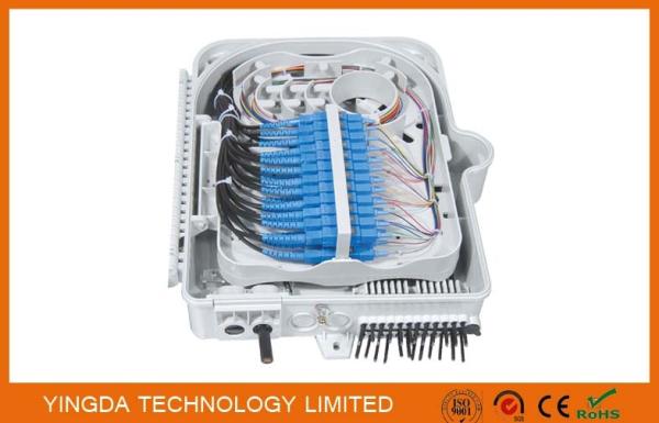 24 Cores Fiber Optic Distribution Box For Uncut Cable , Mid Span Access FTTH