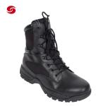 Black Cow Geunine Leather Tactical Boots/Police Boots/Army Boots/Combat Boots